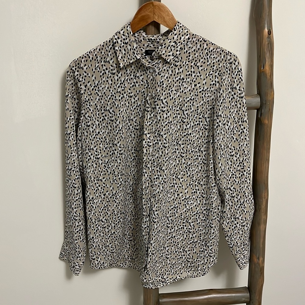 Animal print blouse
